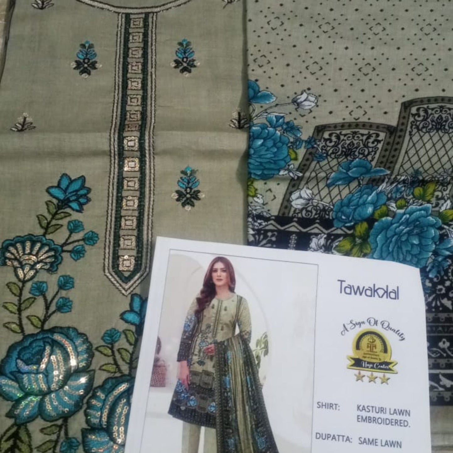 3PC Lawn Embroidery