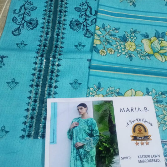 3PC Lawn Embroidery